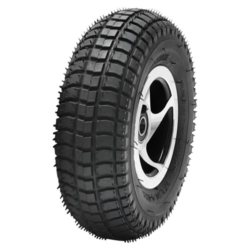 2x Front Wheel 9x3.50-4 Tire Rim 15mm for Mobility Scooter Travel Wheelchair - 第 6/11 張圖片