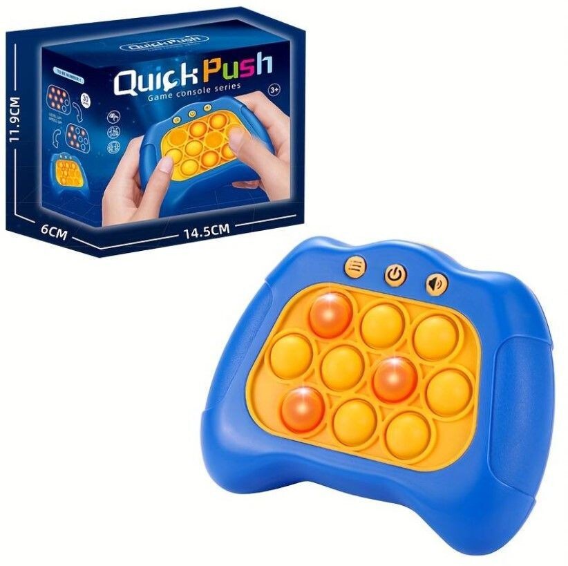 Juego Electrónico Fidget Push Pop Bubble Sensory Juguete Popit