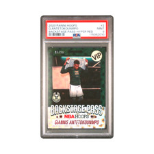 2020-21 NBA Hoops - Giannis Antetokounmpo - VIP Backstage Pass- Hyper Red /99