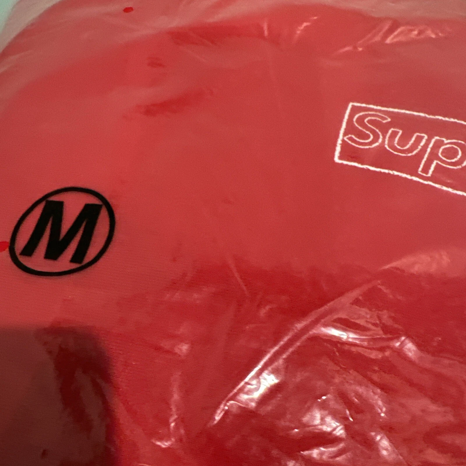 NUOVA felpa con cappuccio rossa Supreme x KAWS scatola di gesso logo Bogo taglia media 2021