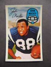 1970 Kellogg’s 3-D Super Stars Football # 34 John Mackey, Excellent + Condition