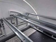 WOODFORD COVERED CAR TRAILER DOUBLE TYRE RACK ENCLOSED RACE TRAILER SPORTS WIDE
