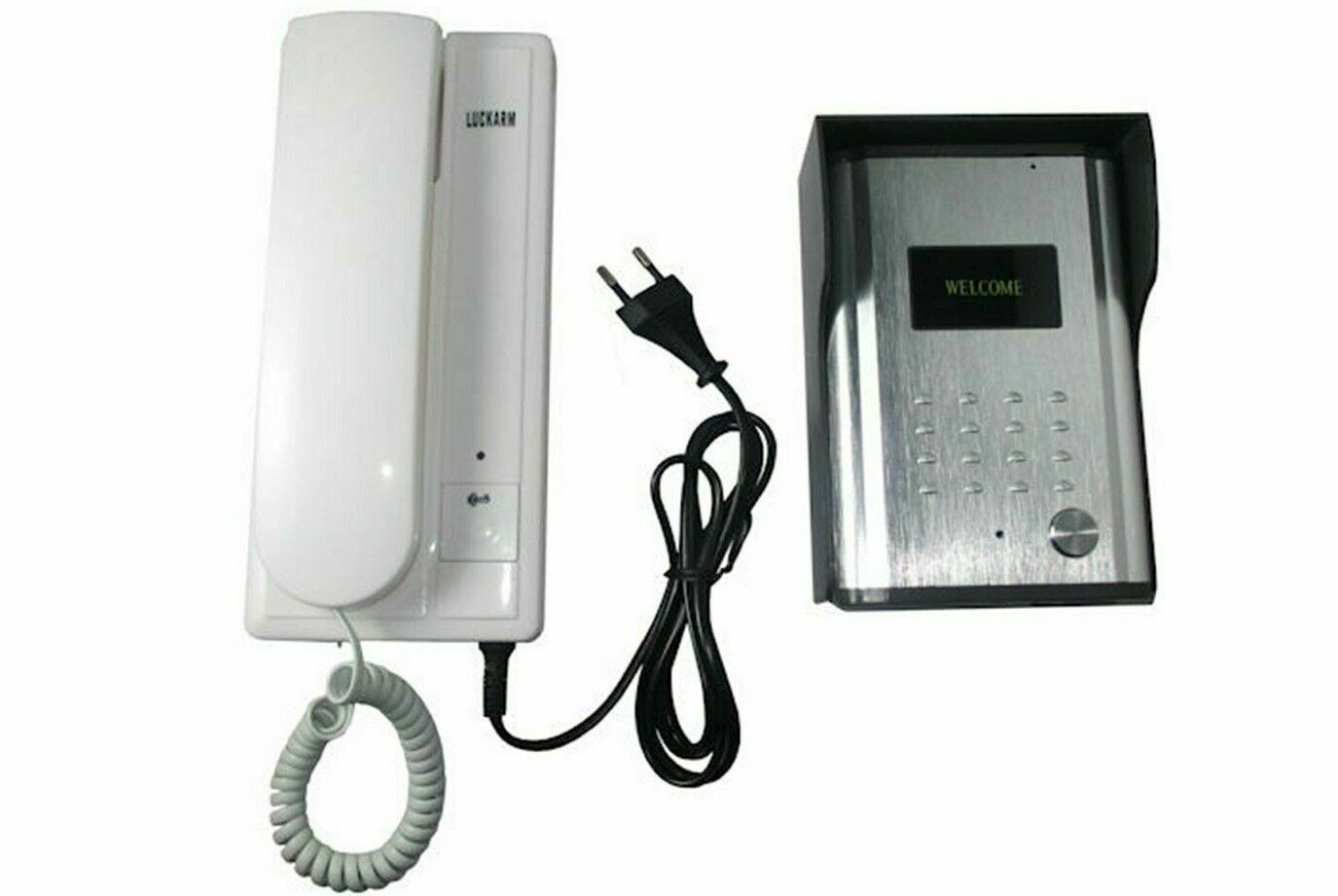 Citofono Esterno 2 Fili con Cornetta e Apriporta Kit Completo 328A M