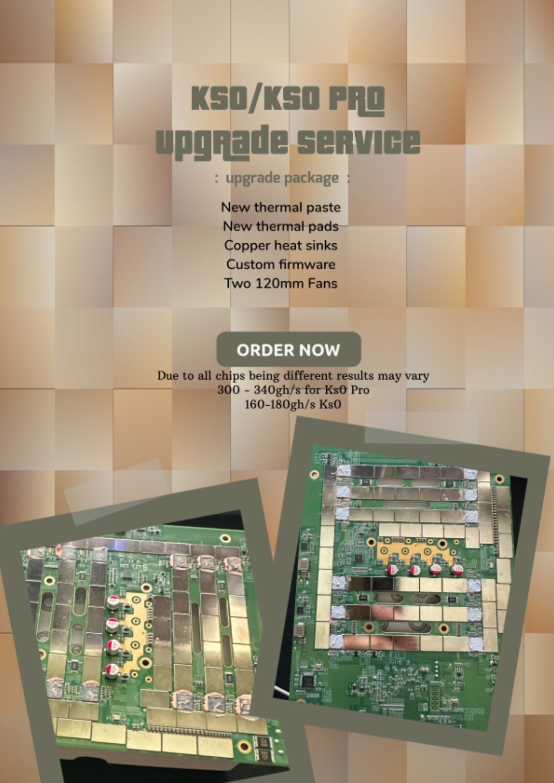 Iceriver Ks0/Ks0 pro upgrade service read description! Fast turn around USA