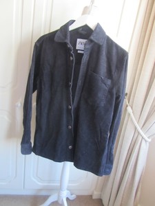 zara black cord jacket