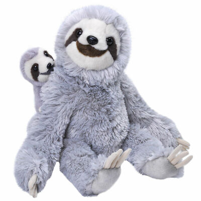 Wild Republic Mom & Baby Faultier 24089 - Wild Republic Faultier mit Kind 30cm