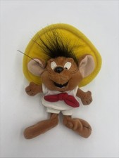SPEEDY GONZALES Warner Bros Bean Bag Plush Mexican Mouse Looney Tunes Toy
