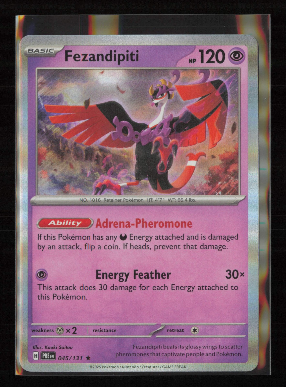 Fezandipiti Rare SV: Prismatic Evolutions 045/131 LP
