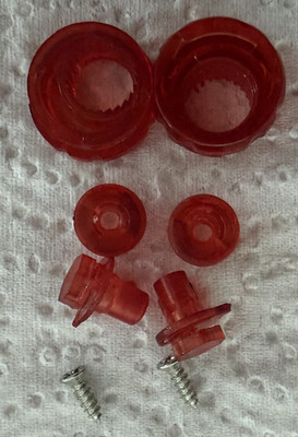RED Tear Off Button Set Shoei X-Spirit -Marc Marquez