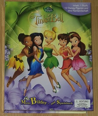 Disney Fairies Tinker Bell - Bilder und Spielebuch-Mit Landschaft und 12 Figuren