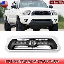 Fits 2012 2013 2014 2015 Toyota Tacoma Front Bumper 040 Super White Grille Grill Fits 2012 2013 2014 2015 Toyota Tacoma Front Bumper 040 Super White Grille Grill