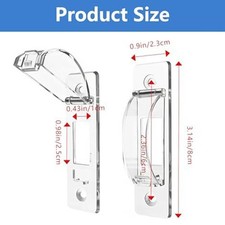 2 Pack Clear Light Switch Lock Cover for Child for proof Safety Protection