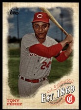 Tony Pérez 2019 Topps Update #EST-8 Cincinnati Reds FREE SHIPPING AutographDen