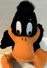 Warner Bros Daffy Duck 24 Karat Special Effects 13 Inch Plush Vintage 1993