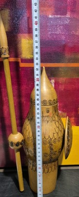 Grandfather Frost authentic Russian carving, 42cm 