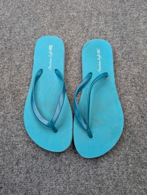 American Eagle Mint Green Flip Flops Womens Shoe Size 8/9 Sandal Thong