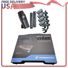 New Sennheiser Drum Kit 600 e600 Drum Mic Package with Case e602 e604 e614 US