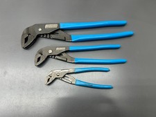 H Channellock 3pc Griplock Tongue Groove Pliers Set Gl 6 10 12 - Vgc - Usa