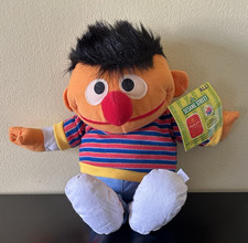 vintage SESAME STREET Workshop 15" ERNIE stuffed figure doll Nanco 2003 NWT