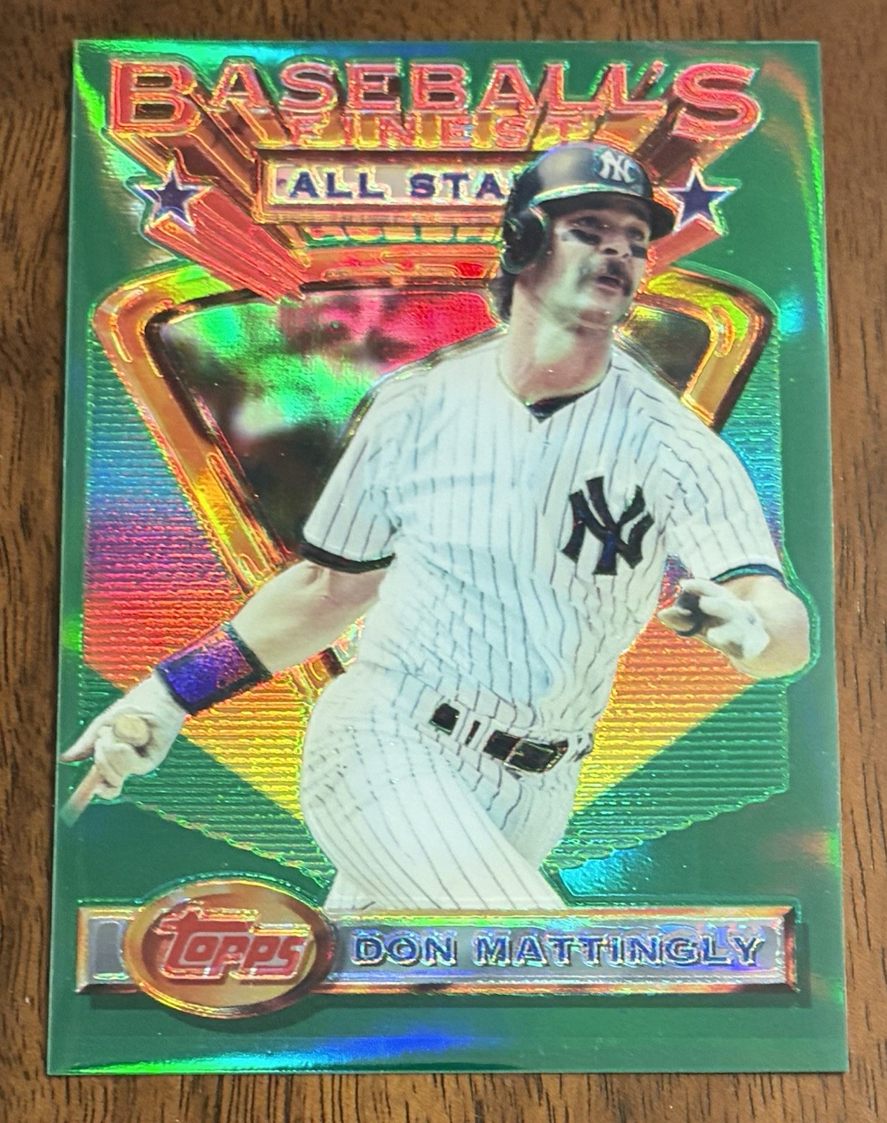1993 Topps Finest Refractor Don Mattingly #98