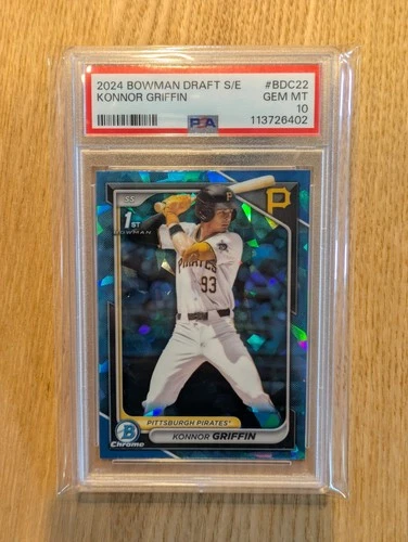 Konnor Griffin 2024 Bowman Draft SAPPHIRE EDITION #BDC22 PSA10