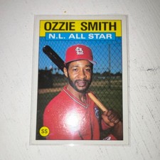 Topps 1986 All-Star Ozzie Smith #704 St. Louis Cardinals Baseball Card