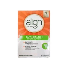 Align Probiotic Gut Health + Immune Support Supplement 28 Capsules Exp 10/27