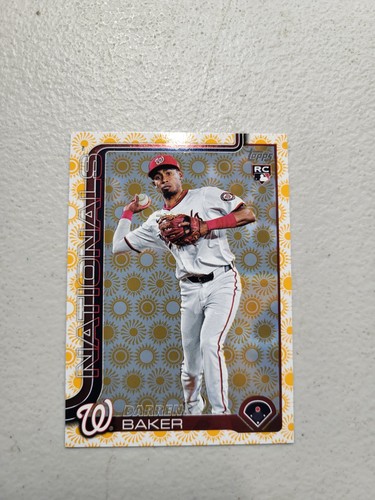 2025 Topps Serie 2 Darren Baker Sun Holiday Foil (RC) #511 fast neuwertig kostenloser Versand