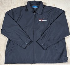 Verizon Wireless Tri Mountain Black Full Zip Jacket Employee Uniform 2XL