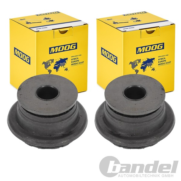 2X Moog Lagerung AchskÖRper AchskÖRperlager Hinten Vorne Passend FüR Fiat Punto-image
