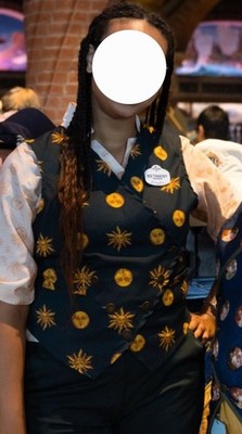 EPIC UNIVERSE CELESTIAL PARK UNIVERSAL STUDIOS TEAM MEMBER VEST UNIFORM EMPLOYEE