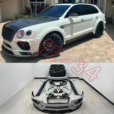For Bentley Bentayga 2017-2020 Half carbon fiber MSY style Body Kits Cover Trim