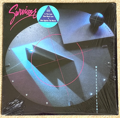 SURVIVOR - When Seconds Count (1986) Vinyl LP Record. NEAR MINT in SHRINK-WRAP