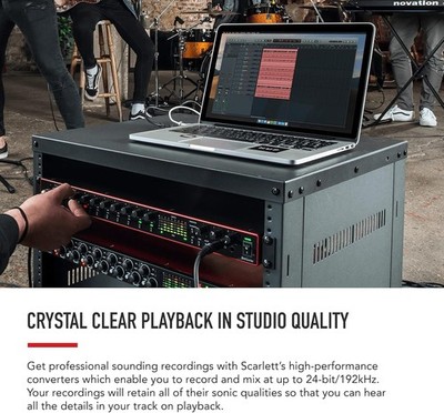 Focusrite SCARLETT-18I20-3G 3rd Gen. USB Audio Recording Interface