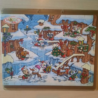 Ü Eier " Maxi Ei PUZZLE WEIHNACHTSWICHTEL " Inkl. Bpz.