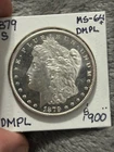 UNC 1879-S Choice+ MORGAN DOLLAR. Wonderful Mirrors. Guaranteed Never Cleaned.