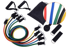 Portable Resistance Band Set- Adjustable Workout Bands for Home Gym