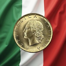 1988 Italy 20 Lire - UNC - Combined Ship