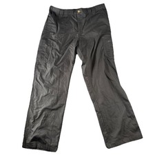 Carhartt Force Cargo Pants Mens XLT Black Utility Workwear Elastic Waist