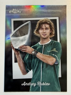 2025 Topps Chrome Tennis Andrey Rublev Captured Insert #CTD-3