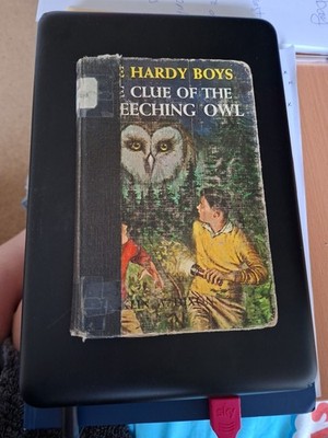 Hardy Boys 41 the Clue of the Screeching Owl by Franklin W. Dixon 1962 hardcover