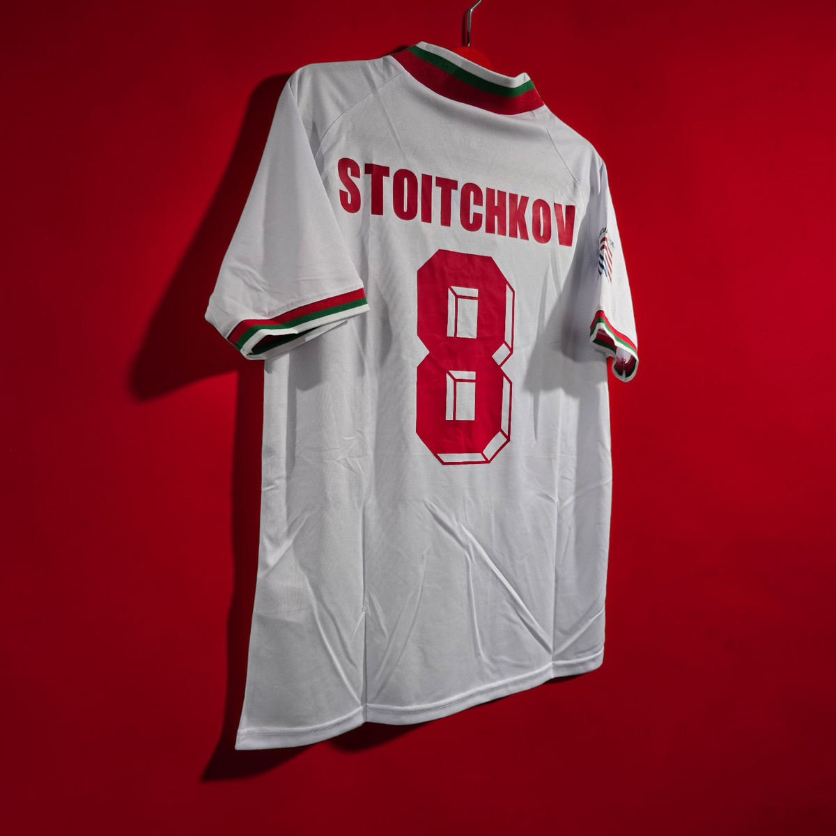 新品  94年 ブルガリア代表 ユニフォーム ストイチコフW杯モデル BULGARIA Home World Cup 1994 - Soccer Jersey - STOICHKOV # 8