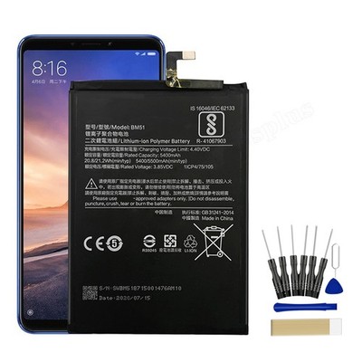 BM51 Battery Replacement For Xiaomi Mi Max 3 Tool USA