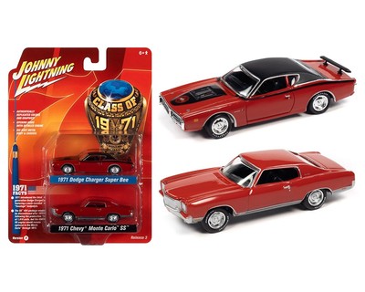 Johnny Lightning Class Of 1971 Twin Pack 1/64 Scale Diecast Cars