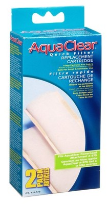 AquaClear Filtereinsatz 2er Pack für Powerhead Pumpen, Schnellfilter,