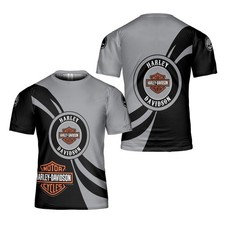 Custom Name Motorcycle Rider Grey 3D Print Shirt  Unisex Casual Tee