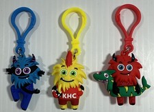 Kids Heart Challenge 2021-2022 Lot of 3 Heart Heroes Keychains