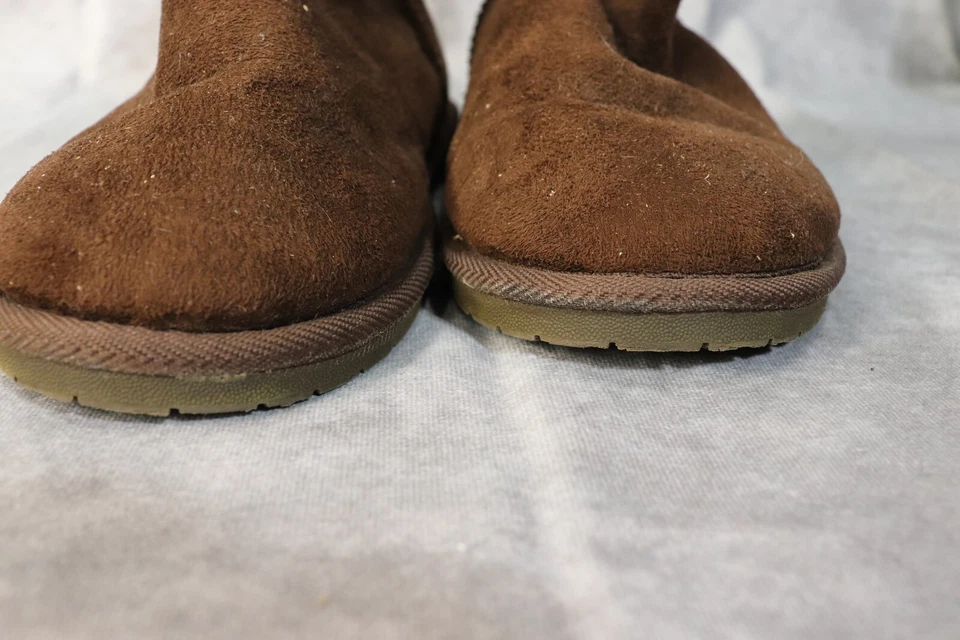 Botas para mujer Dawgs invierno microfibra imitación cuero marrón talla 10 Foto 4 de 4