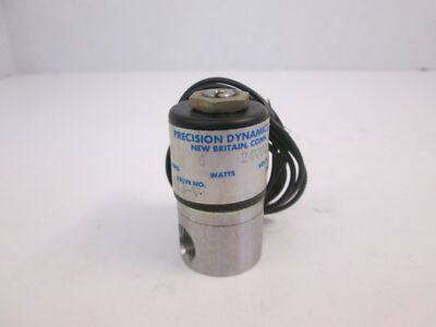 Precision Dynamics A3013-V Solenoid 2-Way Valve, 100 MOPD, Used | eBay