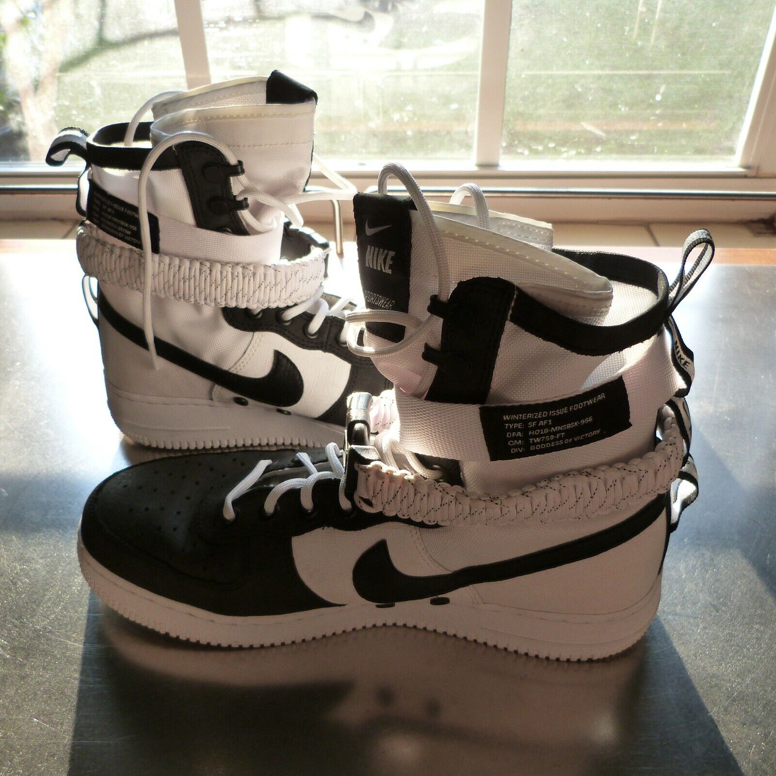 Extremely important Blind bolt Nike SF Air Force 1 High - Panda - US Men&#039;s Size 9 (no box) | eBay